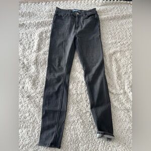 7 For All Mankind Dark Gray Skinny Jeans